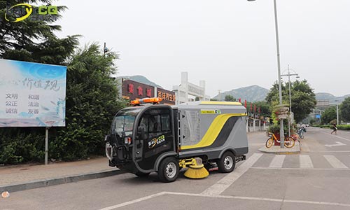 洗掃車，道路環衛無揚塵環保作業