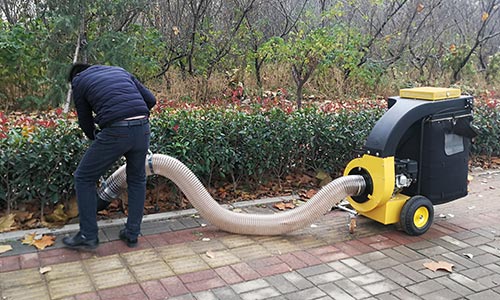 小型樹葉收集器，環(huán)衛(wèi)道路吸葉，園林修剪廢料回收輕松方便