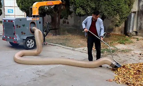 吸樹葉機(jī)器吸力大，吸葉面積廣泛