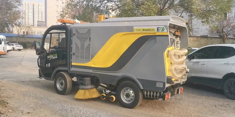 純電動洗掃車，小型電動洗掃車，洗掃車，馬路洗掃車，電動洗掃車小型