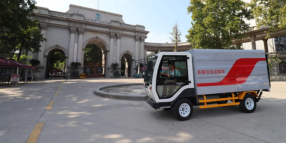 純電動(dòng)分類(lèi)垃圾清運(yùn)車(chē)_垃圾分類(lèi)車(chē)_純電動(dòng)垃圾車(chē)_小區(qū)垃圾轉(zhuǎn)運(yùn)車(chē)