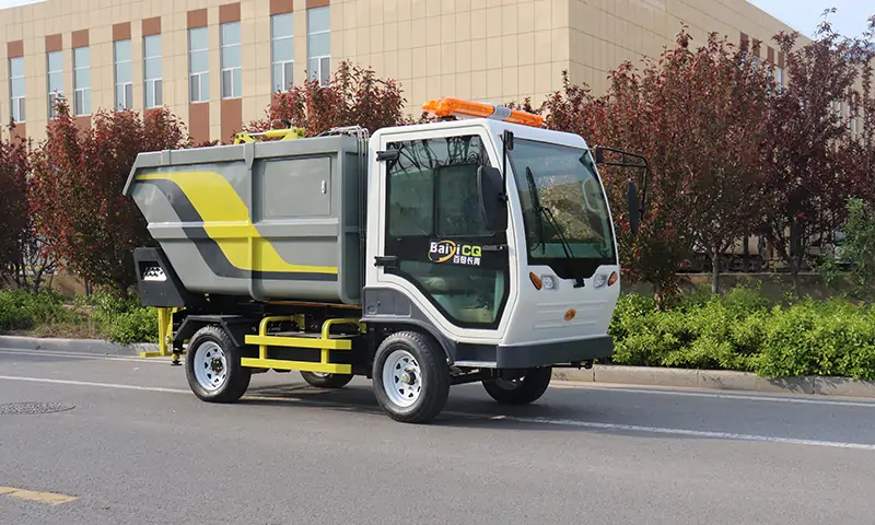 純電動垃圾轉(zhuǎn)運車：物業(yè)景區(qū)環(huán)保、高效、便捷的未來選擇！