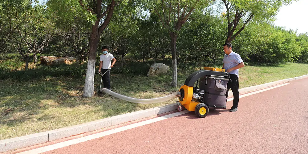 農用吸葉機 草坪樹葉吸葉機 手推吸葉機視頻 物業手推吸葉機 手扶吸葉機