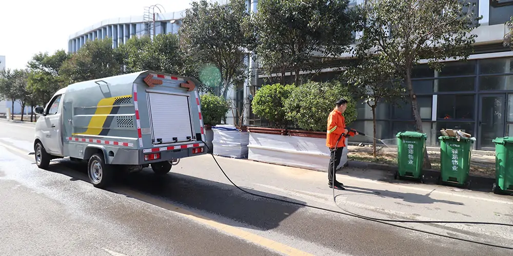 環衛專用高壓沖洗車 市政高壓沖洗車 電動四輪高壓沖洗車 高壓沖洗車清洗車 路面污漬高壓沖洗車